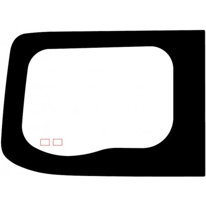 Mercedes Citan 2012-2021 Стекло задней левой двери (без обогрева) RW5913631L Safe Glass (Украина)