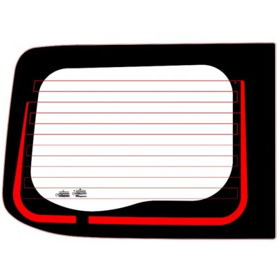 Mercedes Citan 2012-2021 Скло задньої лівої дверки (з обігрівом) RW5913630L Safe Glass (Україна)