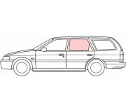 Ford Escort/Orion 1990-2000 Бокове скло заднє ліве (опускне, COMBI) 1745T Benson (КНР)