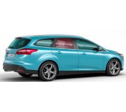 Ford Focus 2011-2018 Боковое стекло заднее правое (опускное,  COMBI) 14045A SEKURIT (Франция)