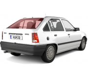 Opel Kadett E 1984-1995 Заднє скло (з обігрівом, HB) 22987T XYG (КНР)