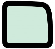 Renault Kangoo 1997-2007 Боковое стекло заднее салона левое BO5912655L Safe Glass (Украина)