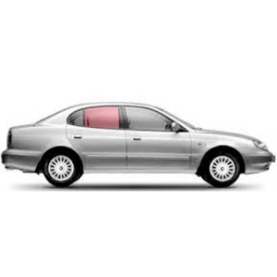 Chevrolet Leganza 1997-2002 Бокове скло заднє праве (опускне) 12341A SEKURIT (Франція)