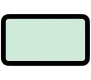 Renault Master 1997-2010 Бокове скло заднє салону ліве K5513679L Safe Glass (Україна)
