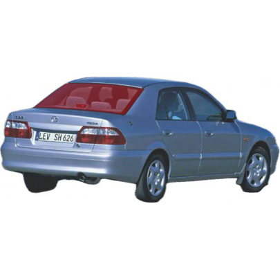 Mazda 626 1997-2002 Заднее стекло (с обогревом, SEDAN) 3553T Benson (КНР)