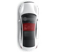 Tesla Model S 2012- Стекло на панорманую крышу (передняя часть) 70902A XYG (КНР)