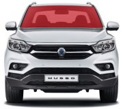 SsangYong Musso 2017- Лобове скло (з датчиком дощу, з обігрівом) 18875T Benson (КНР)