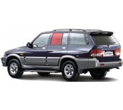 SsangYong Musso 1993-2005 Бокове скло заднє ліве (опускне) 6293T XYG (КНР)