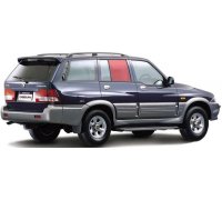 SsangYong Musso 1993-2005 Бокове скло заднє праве (опускне) 6295T XYG (КНР)