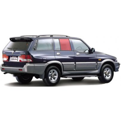 SsangYong Musso 1993-2005 Бокове скло заднє праве (опускне) 6295T XYG (КНР)