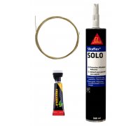 Набір для заміни кузовних та задніх вікон (струна, праймер з апліктором, герметик 300 мл) SET-300-2