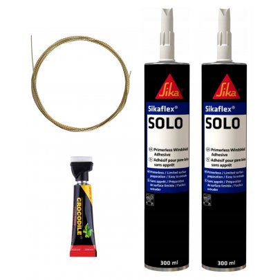 Набір для заміни лобового скла (струна, праймер з аплікатором, 2 герметики по 300 мл)