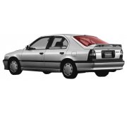 Infiniti G20 1990-1996 Заднее стекло (с обогревом, HB) 30905T XYG (КНР)