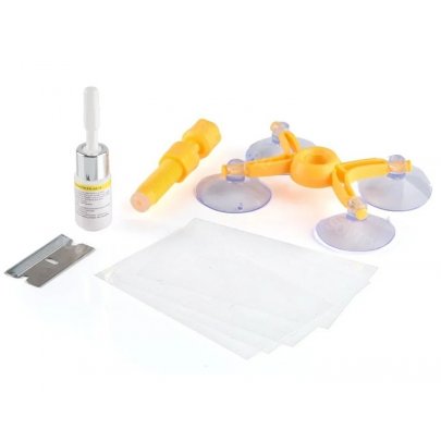 Комплект для ремонту сколів та тріщин лобового скла Windshield Repair Kit