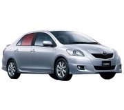 Toyota Yaris 2006-2011 Бокове скло заднє праве (опускне, SEDAN) 25806A XYG (КНР)