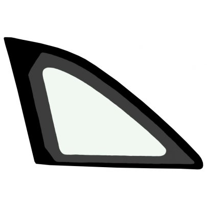 Acura MDX 2006-2013 Бокове скло заднє праве (кузовне) 62420A XYG (КНР)