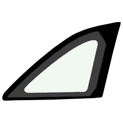 Acura MDX 2006-2013 Бокове скло заднє ліве (кузовне) 62419A XYG (КНР)