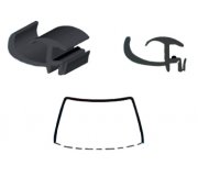 BMW 3 E36 1990-1998 Молдинг на лобове скло (COUPE, CABRIO) GS 0060 P121-X SEKURIT (Франція)