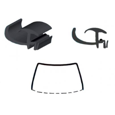 BMW 3 E36 1990-1998 Молдинг на лобове скло (COUPE, CABRIO) GS 0060 P121-X SEKURIT (Франція)