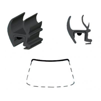 BMW 7 E38 1994-2001 Молдинг на лобовое стекло GS 0075 P133-X Benson (КНР)