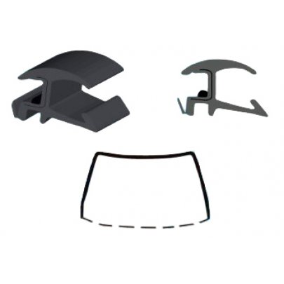 BMW 3 E46 1998-2005 Молдинг на лобове скло GS 0061 P120-X Benson (КНР)