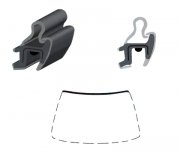 BMW X5 E70 2006-2013 Молдинг на лобовое стекло GS 1412 P133-X Benson (КНР)