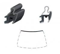 BMW X5 E70 2006-2013 Молдинг на лобове скло GS 1412 P133-X Benson (КНР)