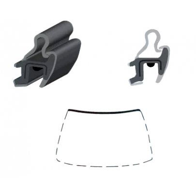 BMW X5 E70 2006-2013 Молдинг на лобовое стекло GS 1412 P133-X Benson (КНР)