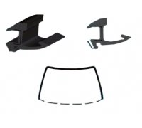 BMW 1 E81 / E82 / E87 / E88 2004-2011 Молдинг на лобове скло GS 1411 P110-X Benson (КНР)