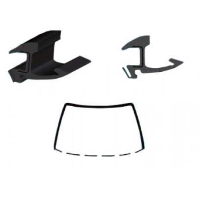 BMW 1 E81 / E82 / E87 / E88 2004-2011 Молдинг на лобове скло GS 1411 P110-X Benson (КНР)