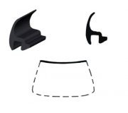 BMW 3 E90 / E91 2005-2012 Молдинг на лобове скло 11203A SEKURIT (Франція)