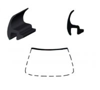 BMW 3 E90 / E91 2005-2012 Молдинг на лобове скло 11203A SEKURIT (Франція)