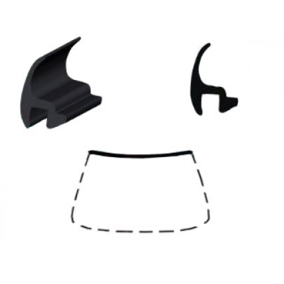 BMW 3 E90 / E91 2005-2012 Молдинг на лобове скло 11203A SEKURIT (Франція)