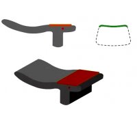 BMW 7 F01 / F02 2008-2015 Молдинг на лобовое стекло 11331A SEKURIT (Франція)