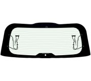 BMW X7 G07 2019- Заднє скло (з антеною, з обігрівом) GS 1444 D21 XYG (КНР)