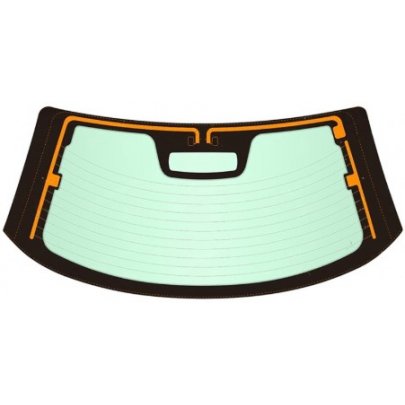 Chery A13 2008-2019 Заднее стекло (с обогревом, HB) 25707T XYG (КНР)