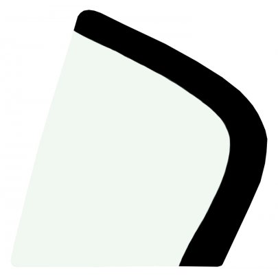 Chevrolet Sonic T300 2011-2018 Форточка задней левой двери (SEDAN) 12548A SEKURIT (Франция)