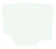 Chevrolet Cruze 2009-2015 Боковое стекло заднее правое (опускное, HB) 12503A SEKURIT (Франция)