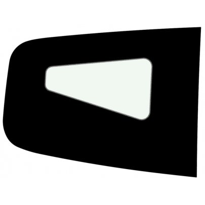 Citroen Nemo 2007-2017 Боковое стекло заднее салона правое (панорамное 544*419) BO2312313R Safe Glass (Украина)