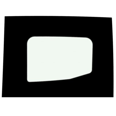 Citroen Nemo 2007-2017 Боковое стекло переднее салона левое (панорамное 786*573) K2312311L Safe Glass (Украина)