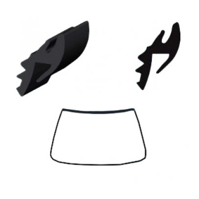 Fiat Doblo 2000-2010 Молдинг на лобовое стекло 13026A Benson (КНР)