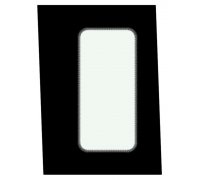 Fiat Scudo 1994-2006 Боковое стекло среднее салона левое (панорамное) BO2312263L Safe Glass (Украина)