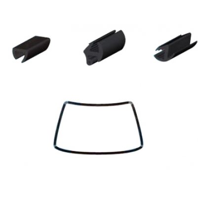 Fiat Punto 1993-1999 Молдинг на лобове скло 64606A Benson (КНР)