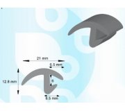 Ford Transit 1986-2000 Молдинг на лобовое стекло (за метр) GS 2515 P111-X Benson (КНР)