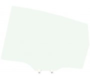 Honda CR-V 2006-2011 Бокове скло заднє ліве (опускне) GS 3010 D301 XYG (КНР)