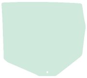 Jeep Grand Cherokee 2011-2021 Боковое стекло заднее левое (опускное) GS 3803 D303 XYG (КНР)