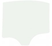 Mercedes C-Class W205 2014-2021 Бокове скло заднє ліве (опускне, SEDAN) GS 4643 D303-S SEKURIT (Франція)