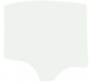 Mercedes C-Class W205 2014-2021 Бокове скло заднє праве (опускне, SEDAN) GS 4643 D304-S SEKURIT (Франція)