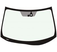 Mitsubishi Outlander Sport 2018- Лобовое стекло (с датчиком дождя, с молдингом, SOLACO) 27843T Benson (КНР)