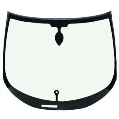 Peugeot 807 2002-2010 Лобове скло (з круглим датчиком дощу, з молдингом) 18004T XYG (КНР)